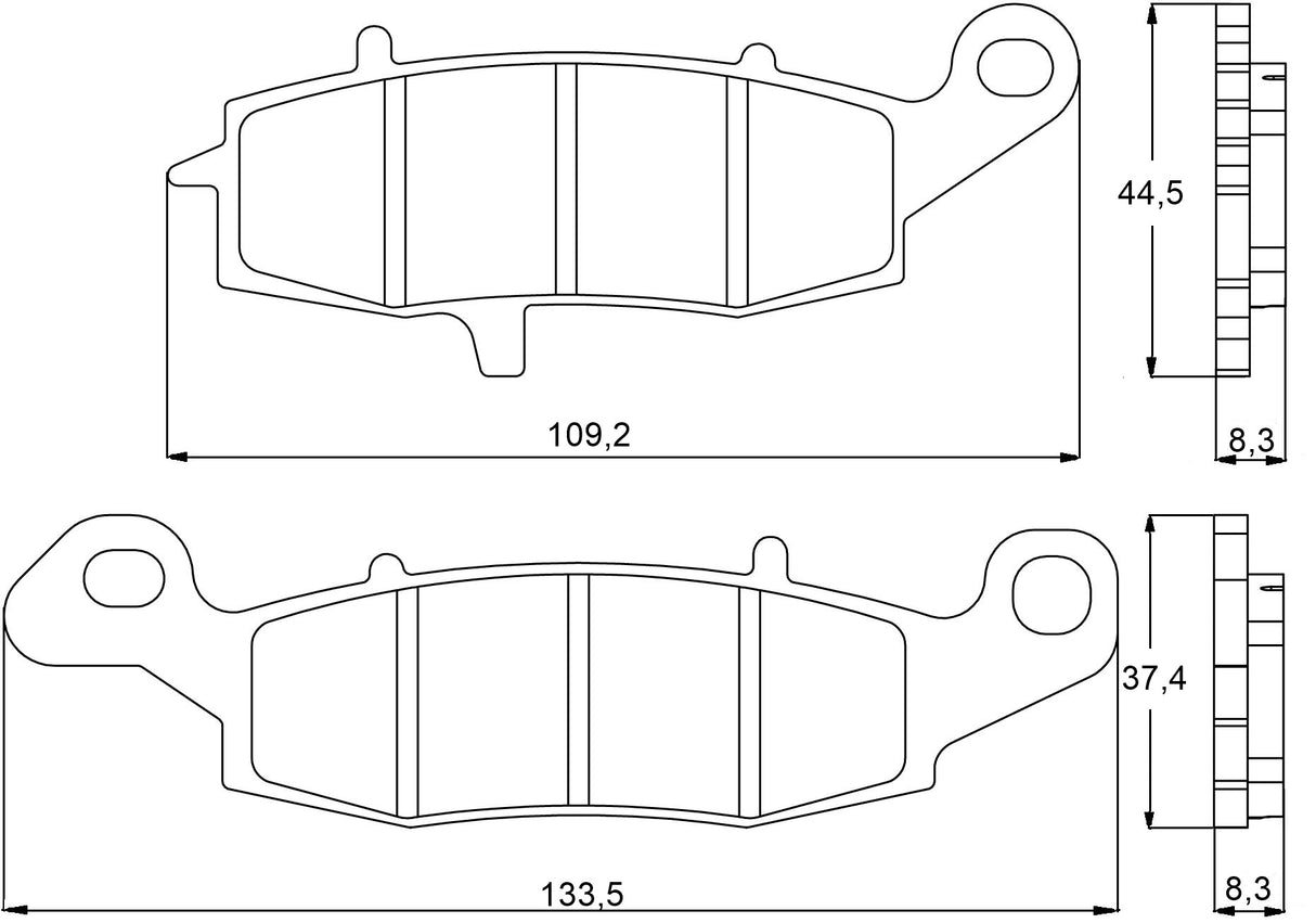 Pastiglie freno per Kawasaki, Suzuki marca Accossato codice AGPA94