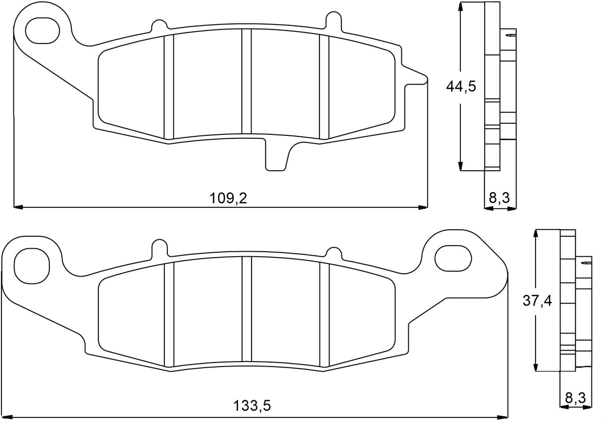 Pastiglie freno per Kawasaki, Suzuki marca Accossato codice AGPA95