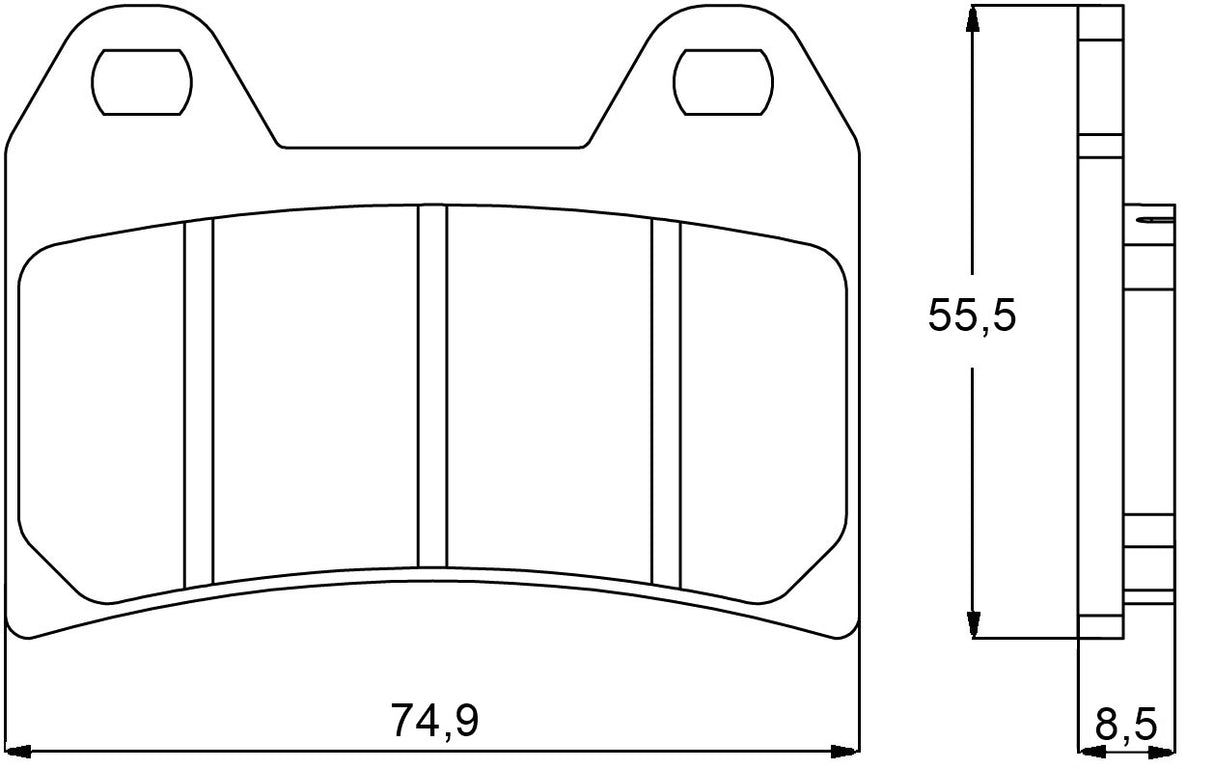 Pastiglie freno per Aprilia, Benelli, Ducati, KTM, Yamaha marca Accossato codice AGPA96