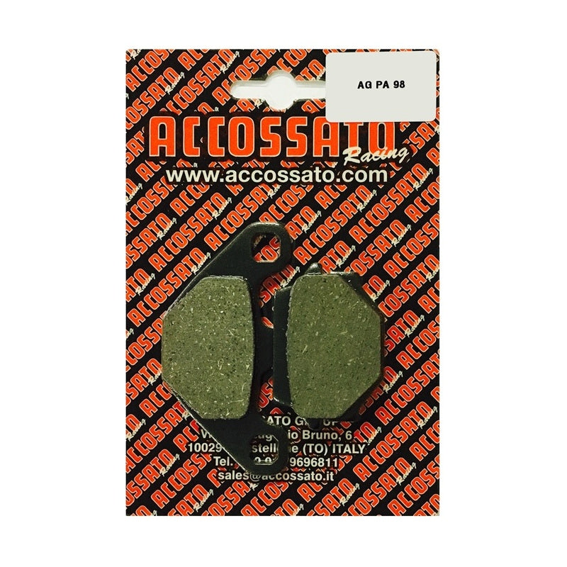 Pastiglie freno per Aprilia, Kawasaki, KTM, Suzuki, Yamaha marca Accossato codice AGPA98