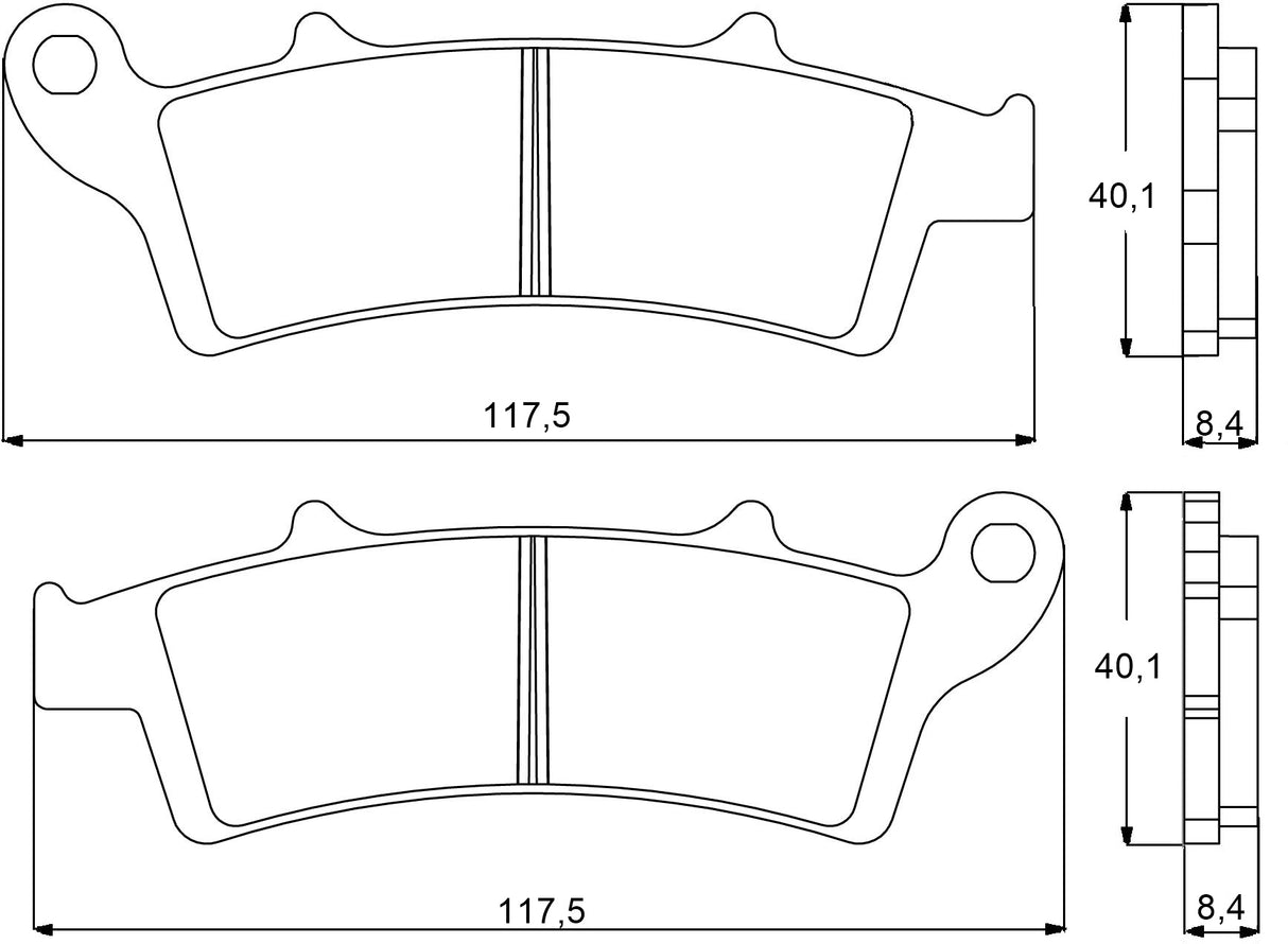 Pastiglie freno per Aprilia, Piaggio marca Accossato codice AGPA99