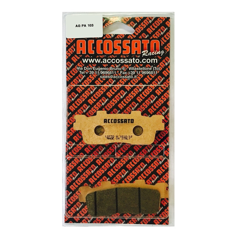 Pastiglie freno per Kawasaki marca Accossato codice AGPP103