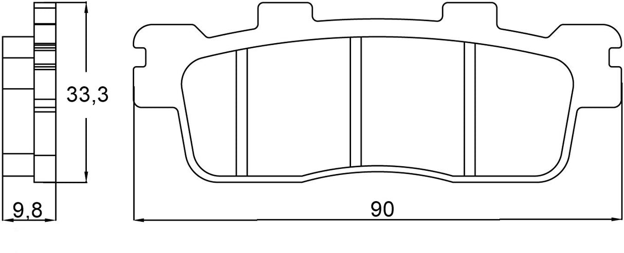 Pastiglie freno per Kawasaki marca Accossato codice AGPP103