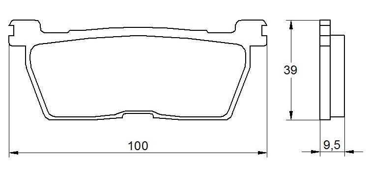 Pastiglie freno per Yamaha marca Accossato codice AGPP121