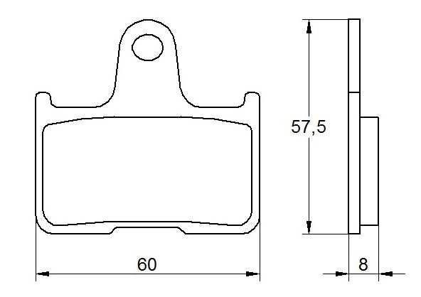 Pastiglie freno per Harley Davidson, Honda, Kawasaki marca Accossato codice AGPP143
