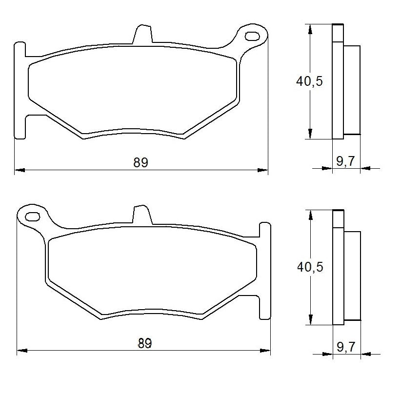 Pastiglie freno per Suzuki marca Accossato codice AGPP148
