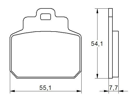 Pastiglie freno per Piaggio marca Accossato codice AGPP161