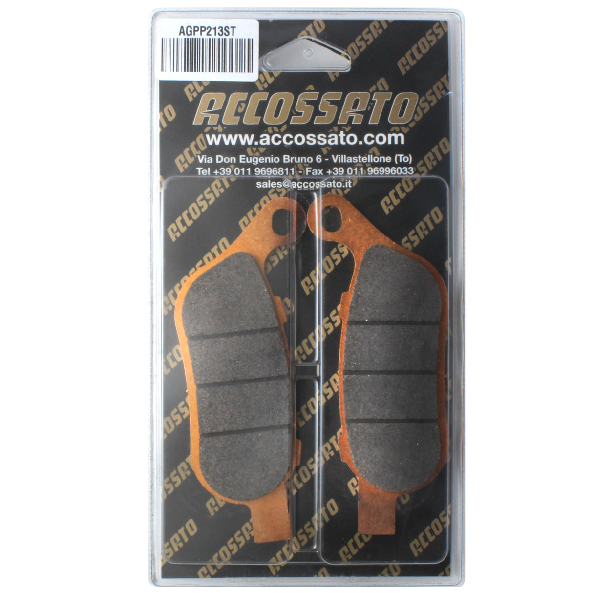 Pastiglie freno per Harley Davidson marca Accossato codice AGPP213