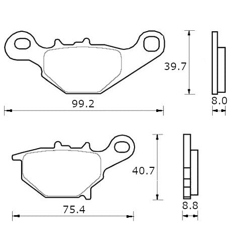 Pastiglie freno per Suzuki marca Accossato codice AGPP230