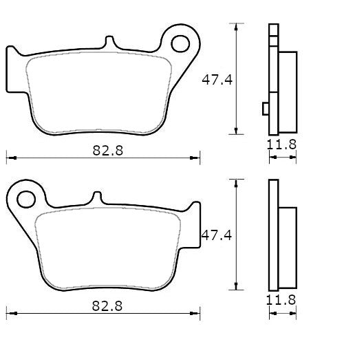 Pastiglie freno per SYM marca Accossato codice AGPP239
