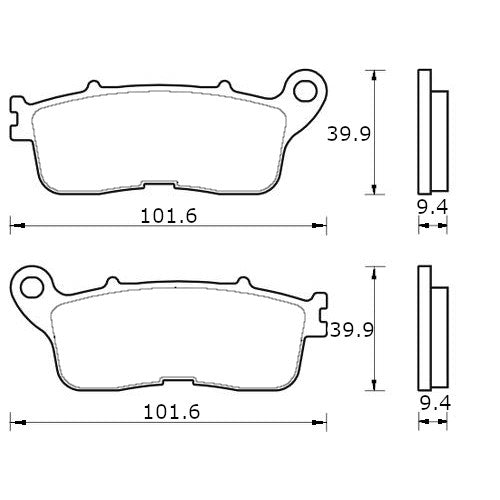 Pastiglie freno per Honda marca Accossato codice AGPP240