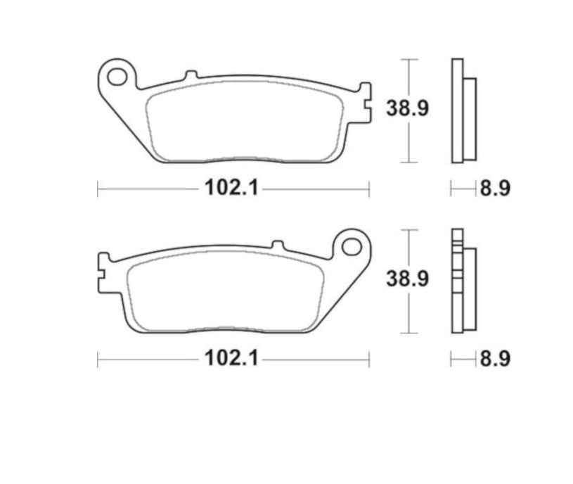 Pastiglie freno per Honda marca Accossato codice AGPP242
