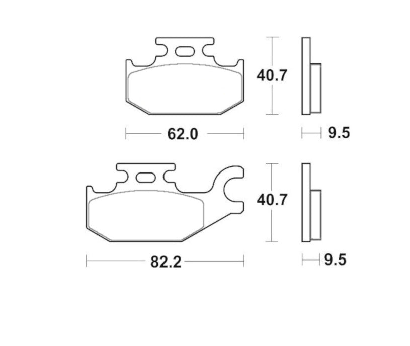 Pastiglie freno per Benelli, Suzuki marca Accossato codice AGPP244