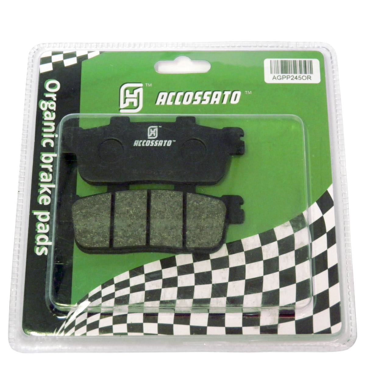 Pastiglie freno per Daelim, Peugeot, SYM, TGB marca Accossato codice AGPP245