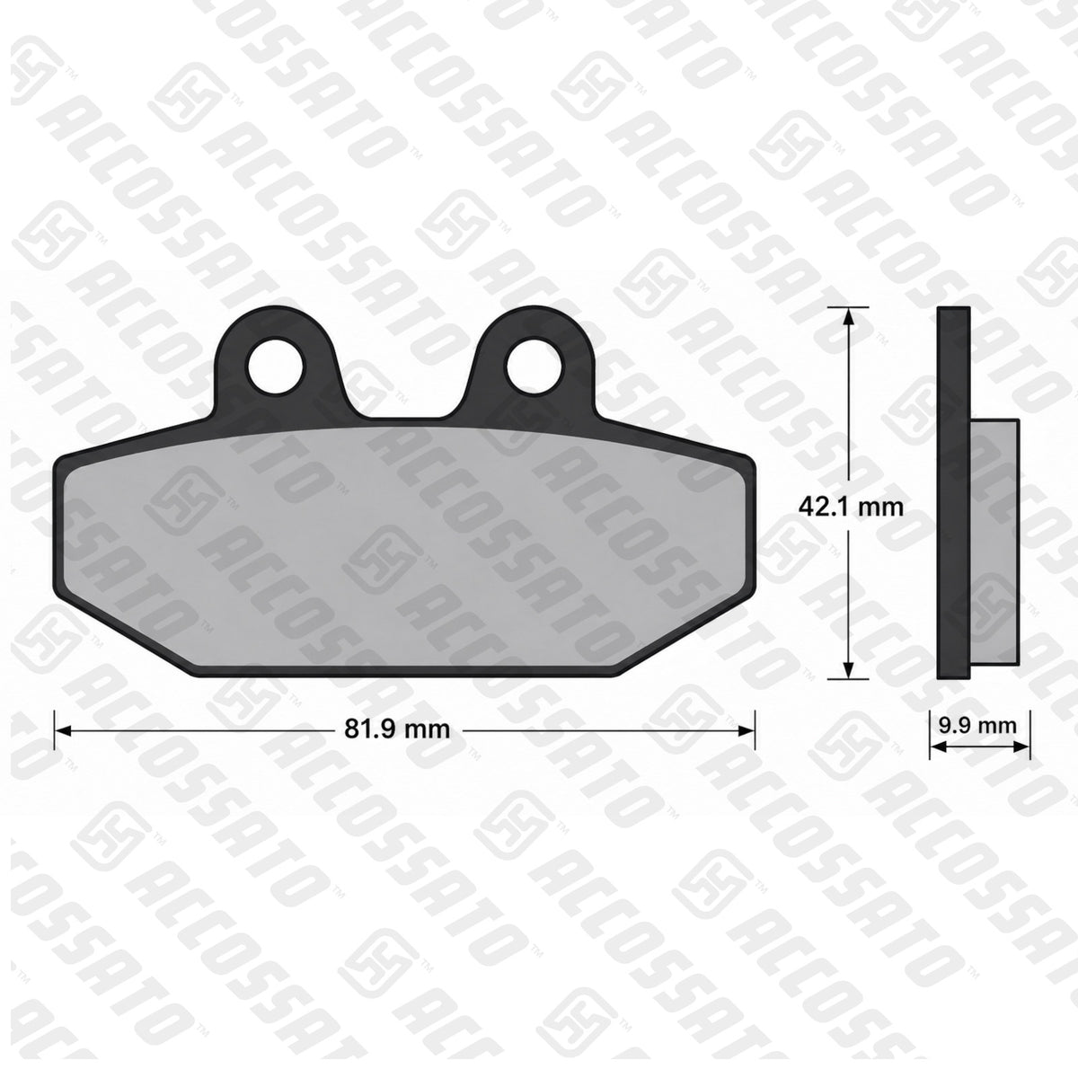 Pastiglie freno per Harley Davidson marca Accossato codice AGPP260