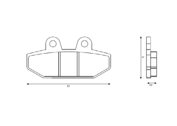 Pastiglie freno per Harley Davidson marca Accossato codice AGPP260
