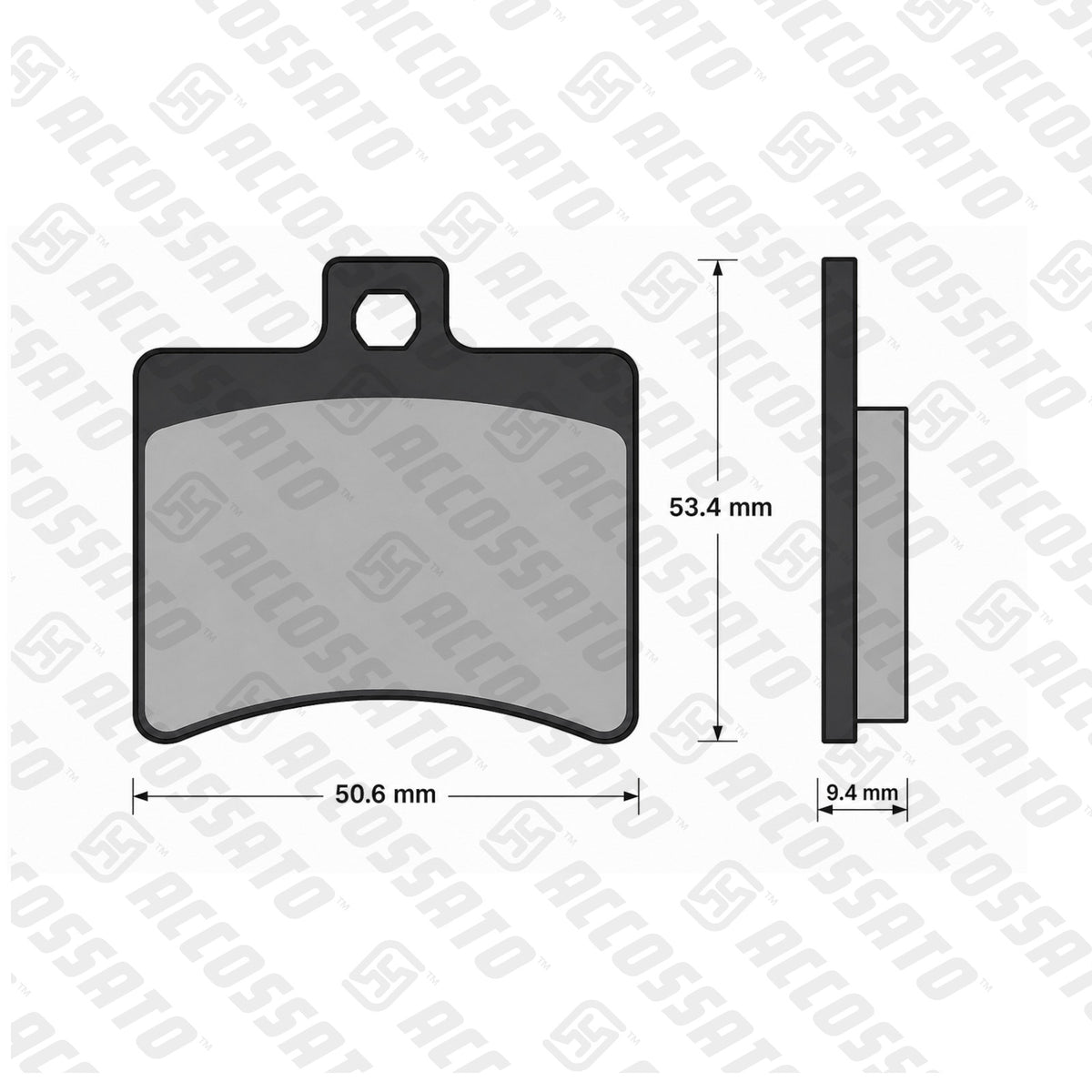 Pastiglie freno per Aprilia marca Accossato codice AGPP31