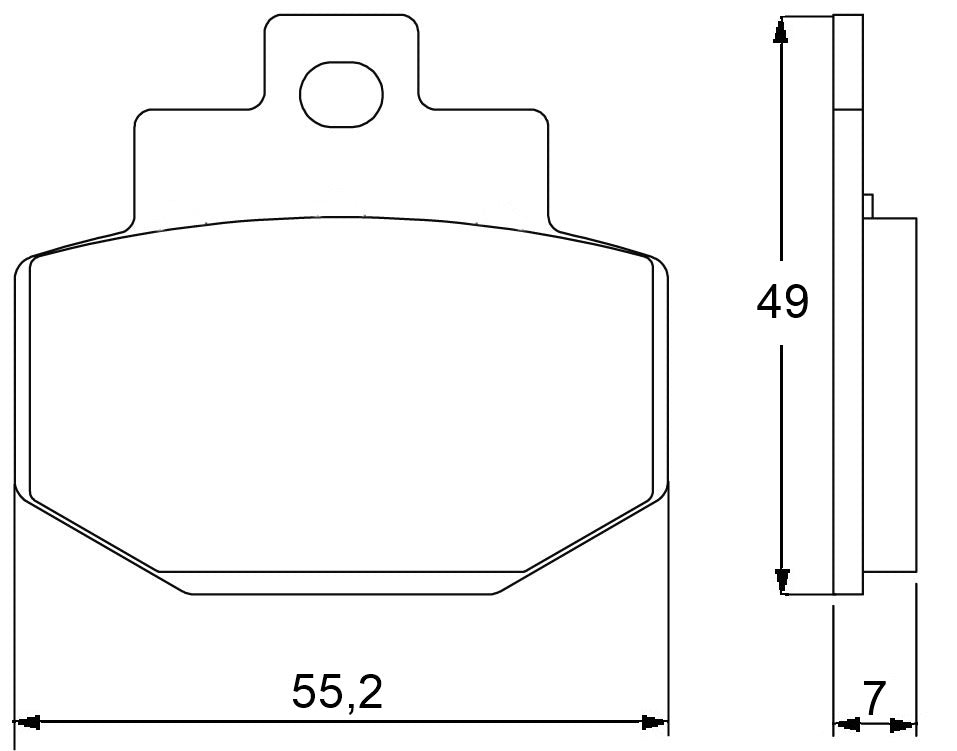 Pastiglie freno per Benelli, Piaggio marca Accossato codice AGPP41