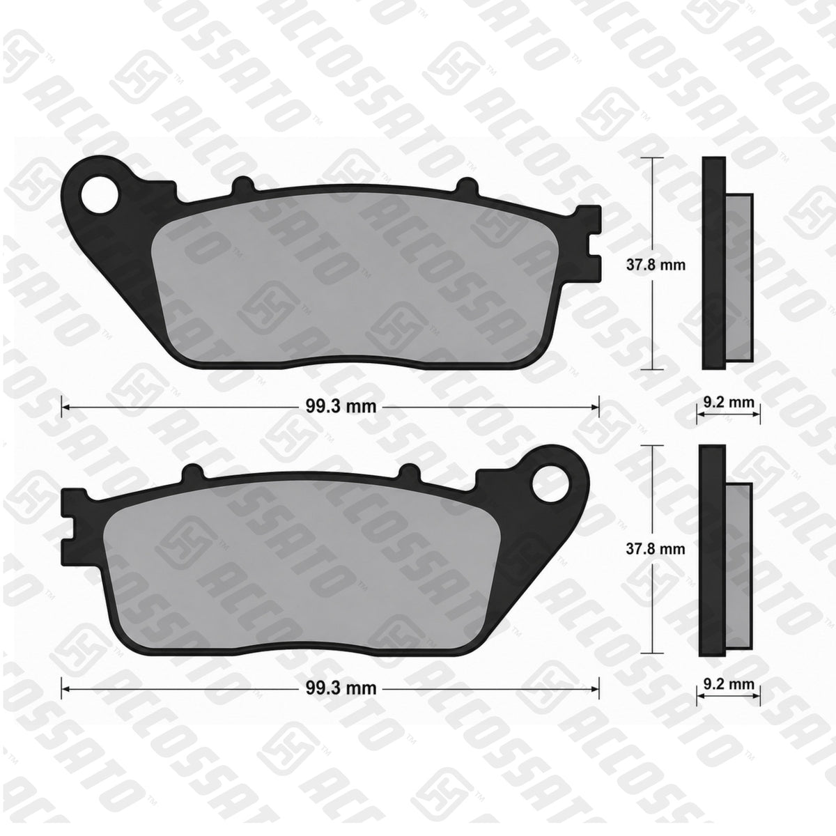 Pastiglie freno per Honda marca Accossato codice AGPP55