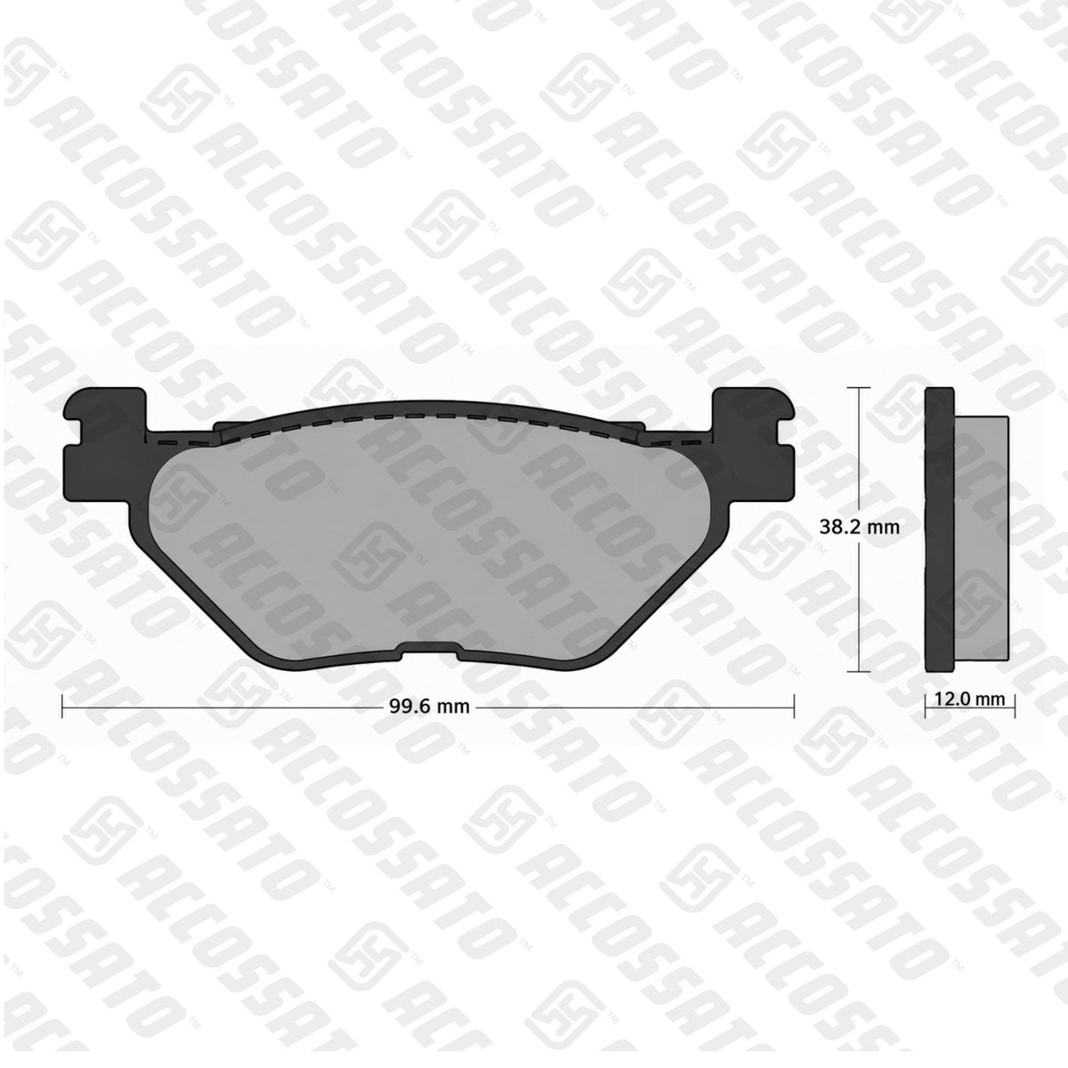 Pastiglie freno per Yamaha marca Accossato codice AGPP81