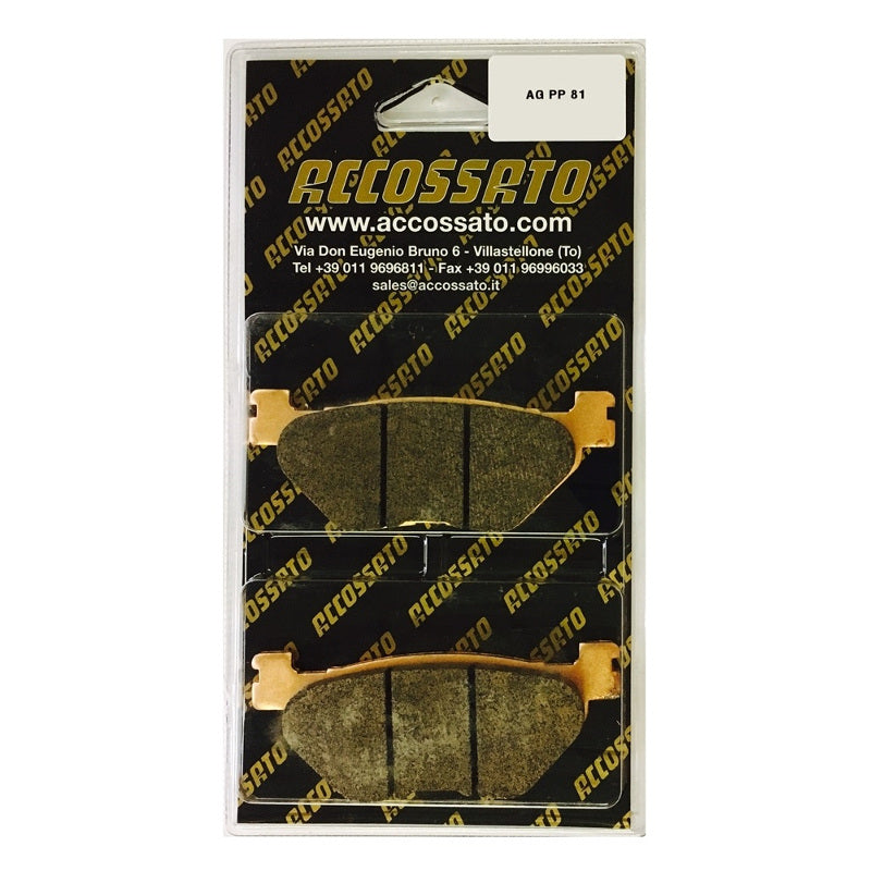 Pastiglie freno per Yamaha marca Accossato codice AGPP81