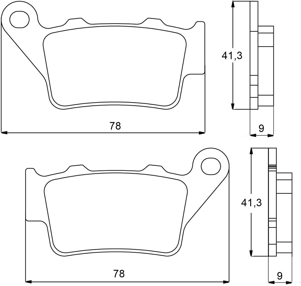 Pastiglie freno per Aprilia, Benelli, Ducati, Harley Davidson, Honda, KTM, Yamaha marca Accossato codice AGPP91