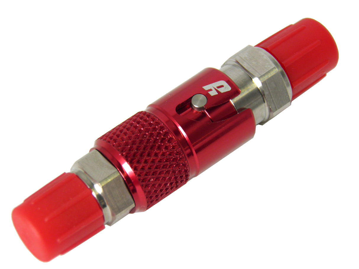 Sgancio Rapido Accossato In Titanio Per Tubo Freno, Colore Rosso
