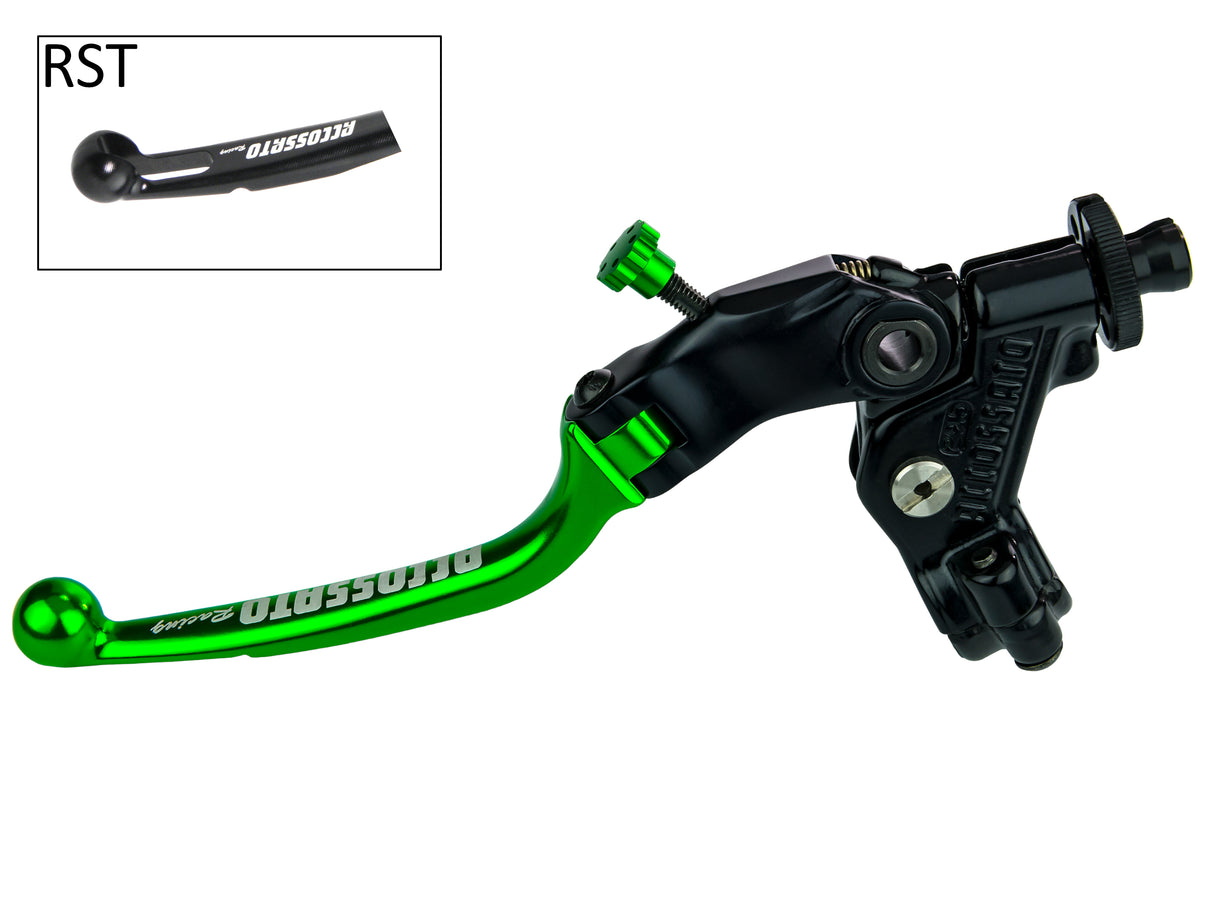 Comando Frizione A Cavo Accossato Con Leva Snodata Colorata (Pomello+Leva) Con Predisposizione Attacco Micro