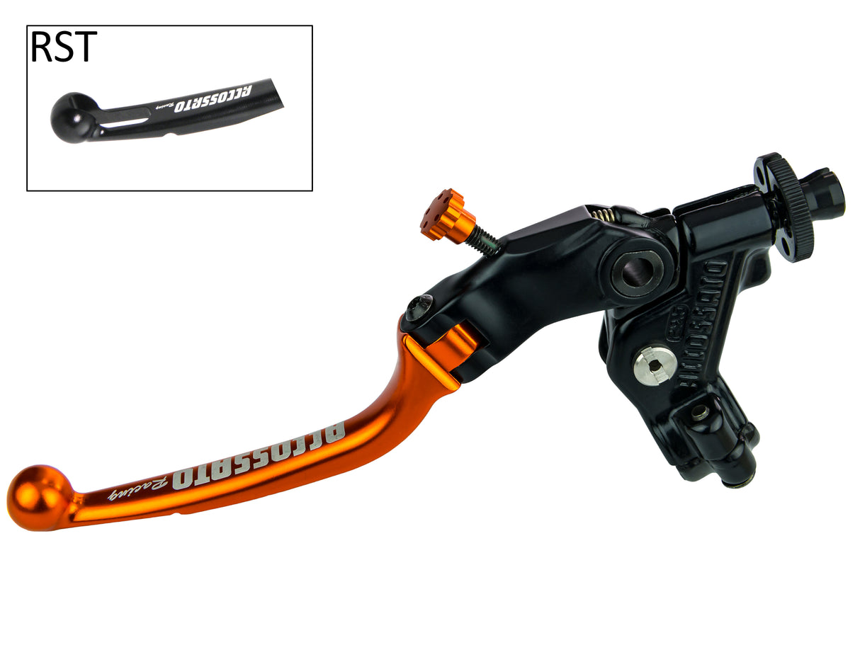 Comando Frizione A Cavo Accossato Con Leva Snodata Colorata (Pomello+Leva) Con Predisposizione Attacco Micro