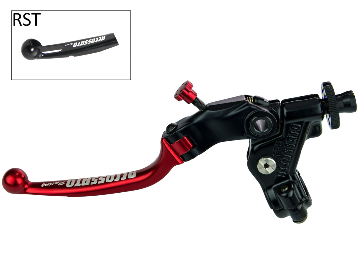 Comando Frizione A Cavo Accossato Con Leva Snodata Colorata (Pomello+Leva) Con Predisposizione Attacco Micro