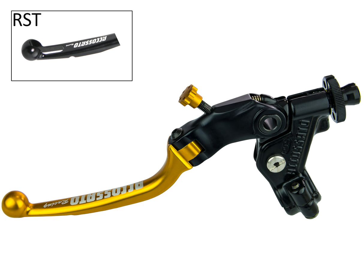 Comando Frizione A Cavo Accossato Con Leva Snodata Colorata (Pomello+Leva) Con Predisposizione Attacco Micro