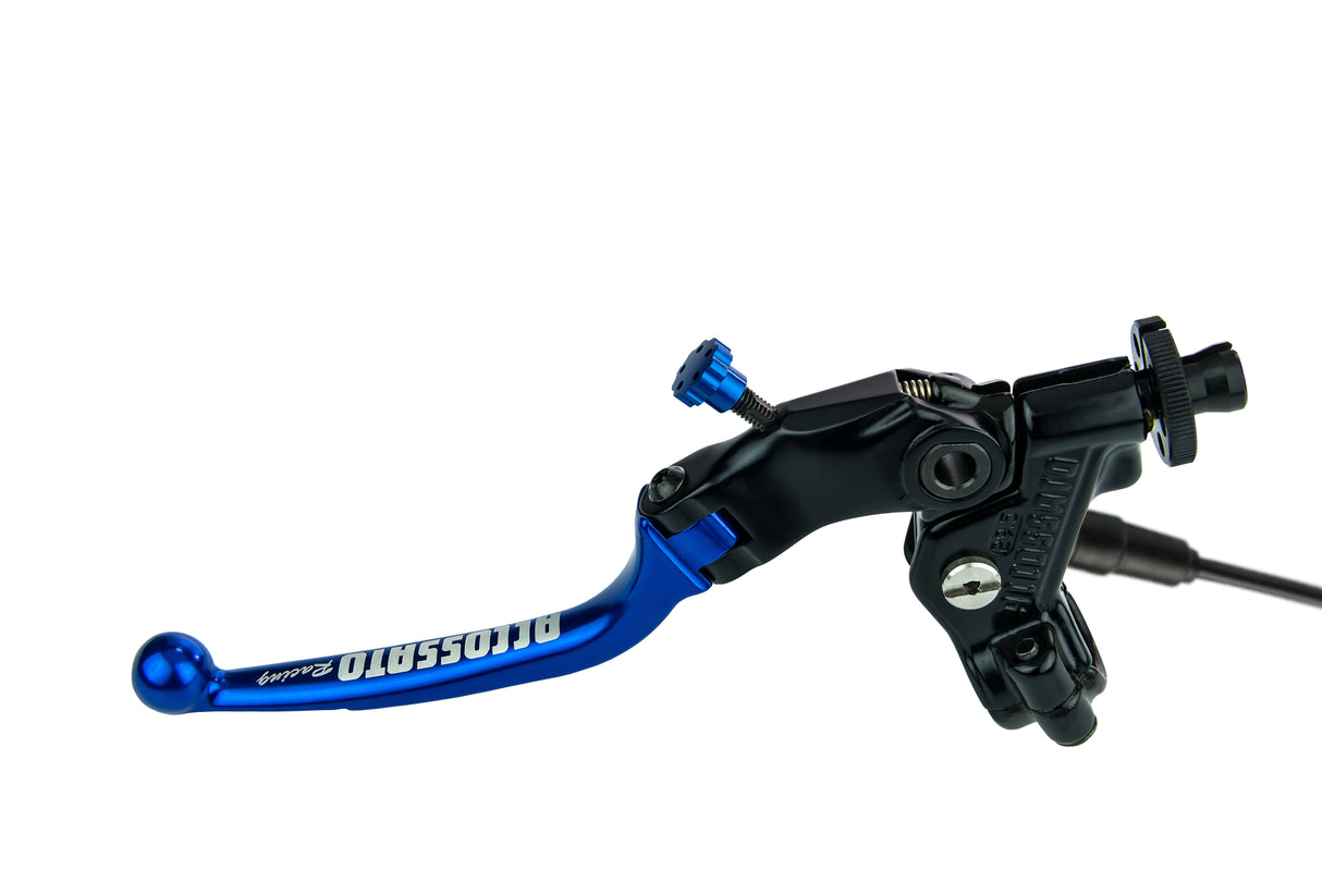 Comando Frizione A Cavo Accossato Con Leva Snodata Colorata (Pomello+Leva) Con Micro Incluso