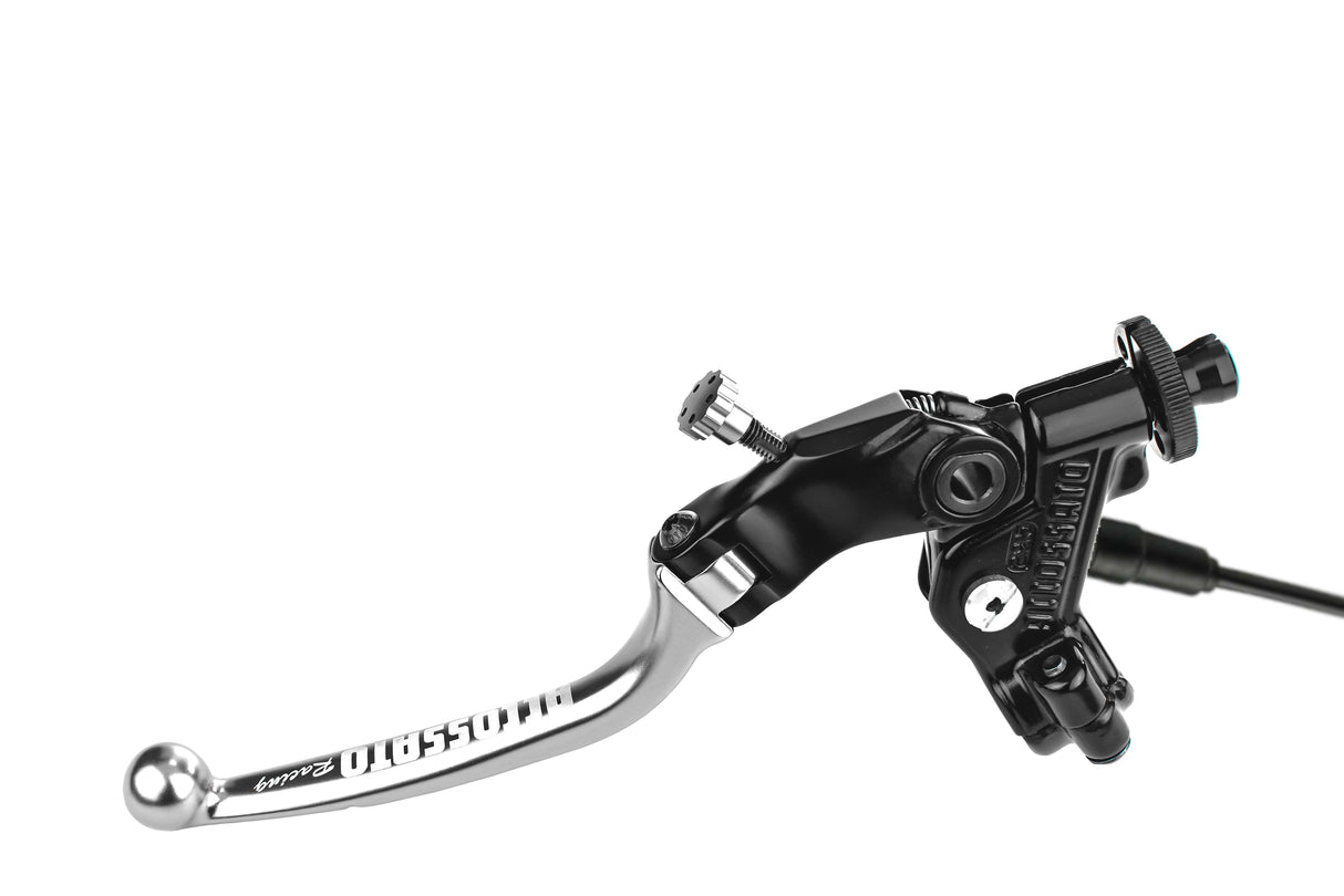 Comando Frizione A Cavo Accossato Con Leva Snodata Colorata (Pomello+Leva) Con Micro Incluso