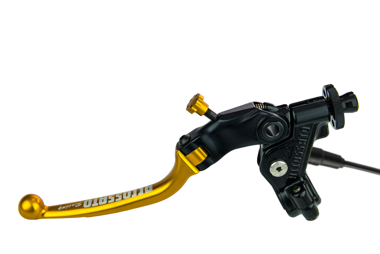 Comando Frizione A Cavo Accossato Con Leva Snodata Colorata (Pomello+Leva) Con Micro Incluso