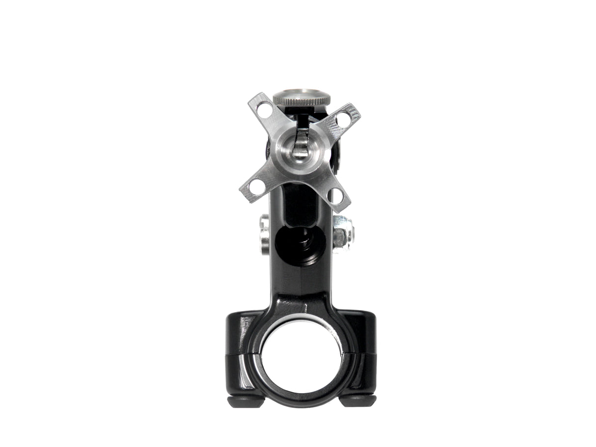 Comando Frizione A Cavo Racing Accossato Con Leva Snodata Colorata (Pomello+Leva+Regolatore), Con Predisposizione Attacco Micro