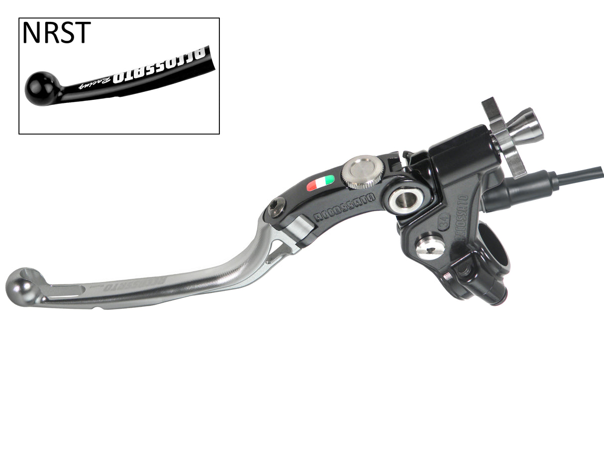 Comando Frizione A Cavo Racing Accossato Con Leva Snodata Colorata (Pomello+Leva+Regolatore), Con Micro Incluso