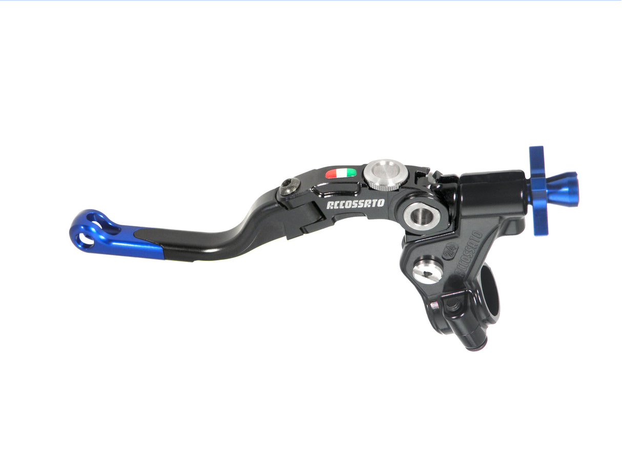 Comando Frizione A Cavo Accossato Con Leva Revolution Colorata (Pomello+Inserto+Regolatore), Con Predisposizione Attacco Micro