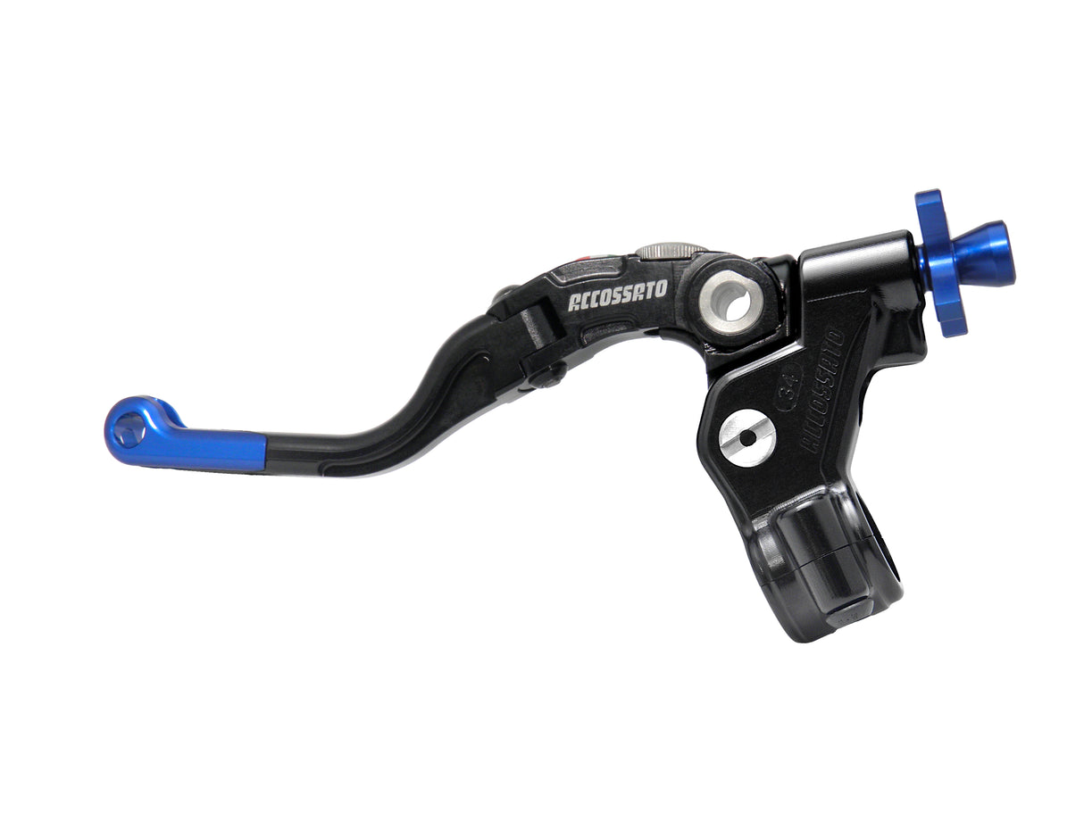 Comando Frizione A Cavo Accossato Con Leva Revolution Colorata (Pomello+Inserto+Regolatore), Con Predisposizione Attacco Micro