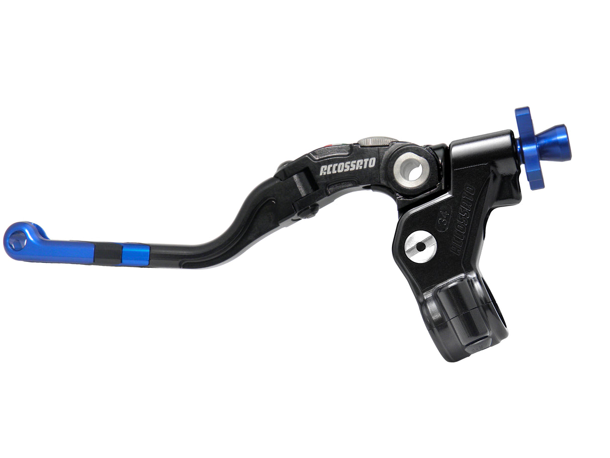 Comando Frizione A Cavo Accossato Con Leva Revolution Colorata (Pomello+Inserto+Regolatore), Con Predisposizione Attacco Micro