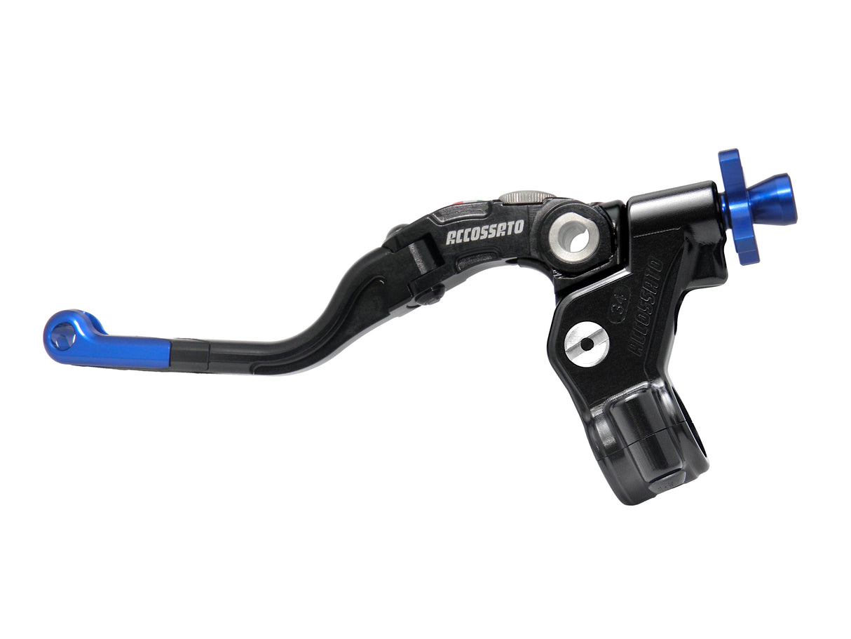 Comando Frizione A Cavo Accossato Con Leva Revolution Colorata (Pomello+Inserto+Regolatore), Con Predisposizione Attacco Micro