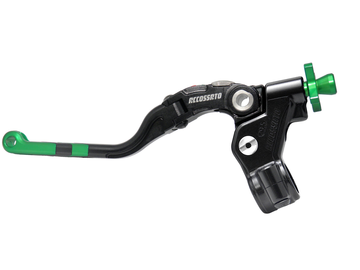 Comando Frizione A Cavo Accossato Con Leva Revolution Colorata (Pomello+Inserto+Regolatore), Con Predisposizione Attacco Micro