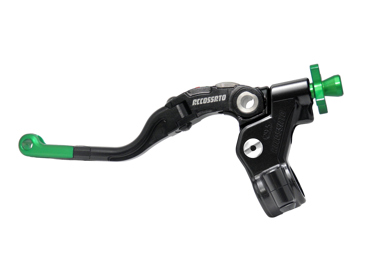 Comando Frizione A Cavo Accossato Con Leva Revolution Colorata (Pomello+Inserto+Regolatore), Con Predisposizione Attacco Micro