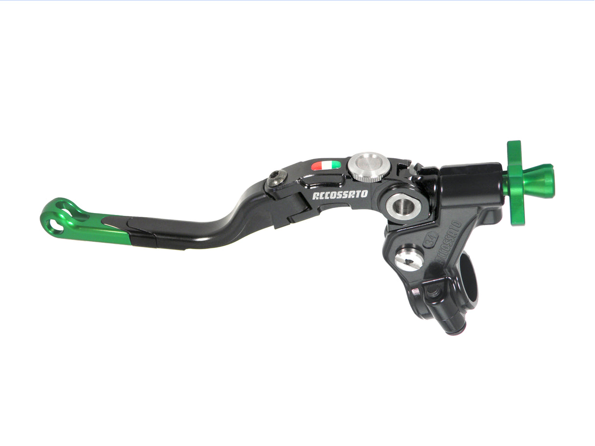 Comando Frizione A Cavo Accossato Con Leva Revolution Colorata (Pomello+Inserto+Regolatore), Con Predisposizione Attacco Micro