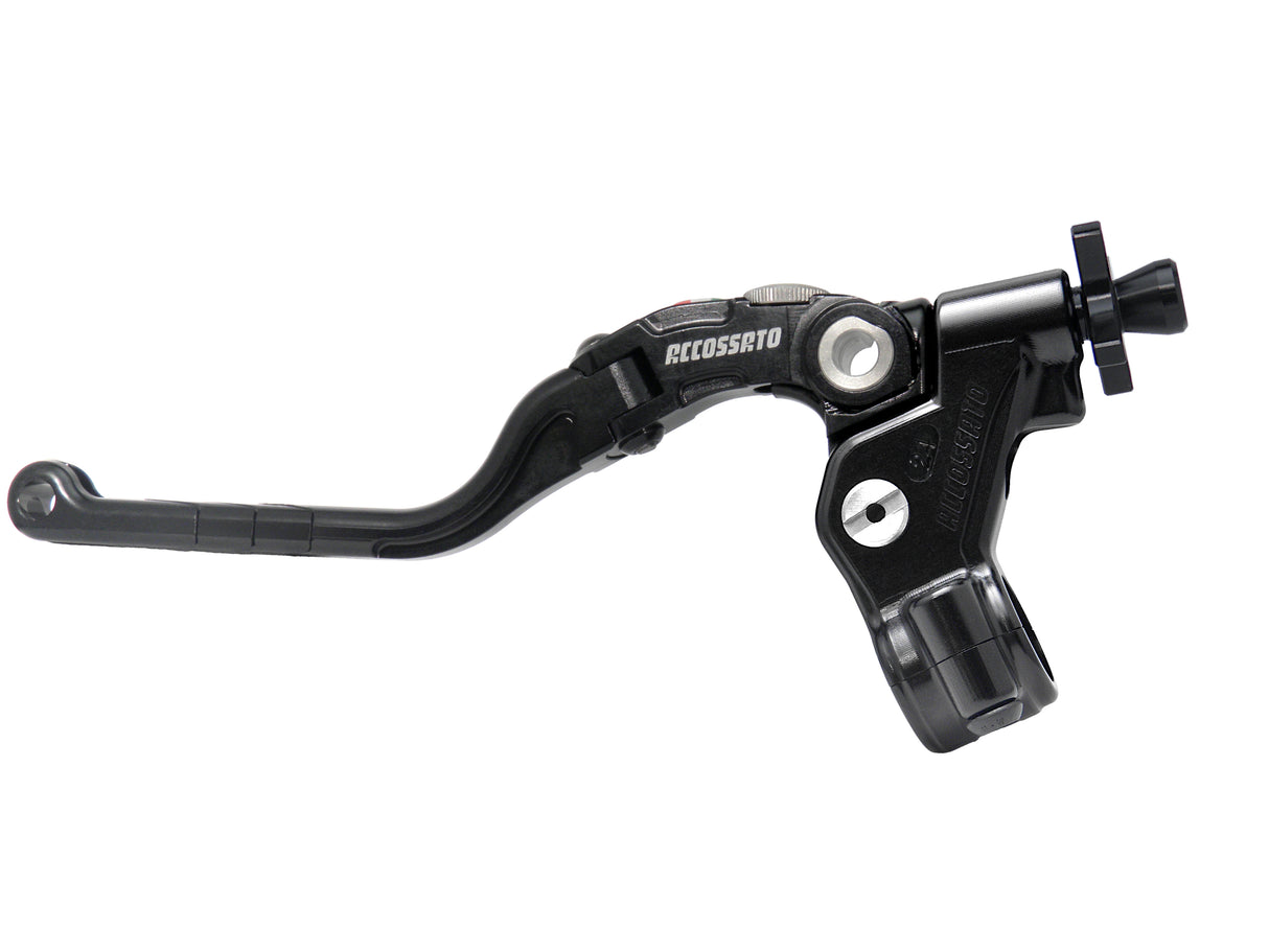 Comando Frizione A Cavo Accossato Con Leva Revolution Colorata (Pomello+Inserto+Regolatore), Con Predisposizione Attacco Micro