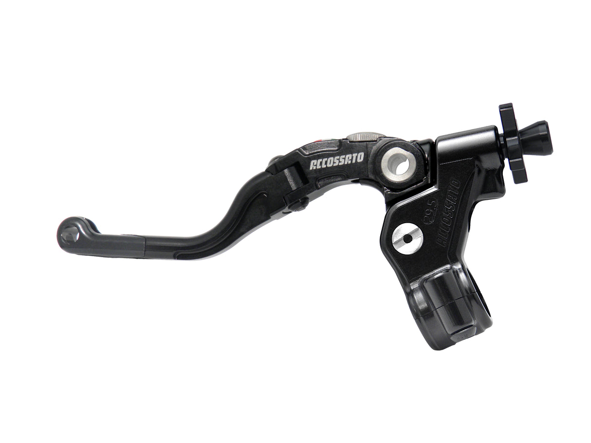 Comando Frizione A Cavo Accossato Con Leva Revolution Colorata (Pomello+Inserto+Regolatore), Con Predisposizione Attacco Micro