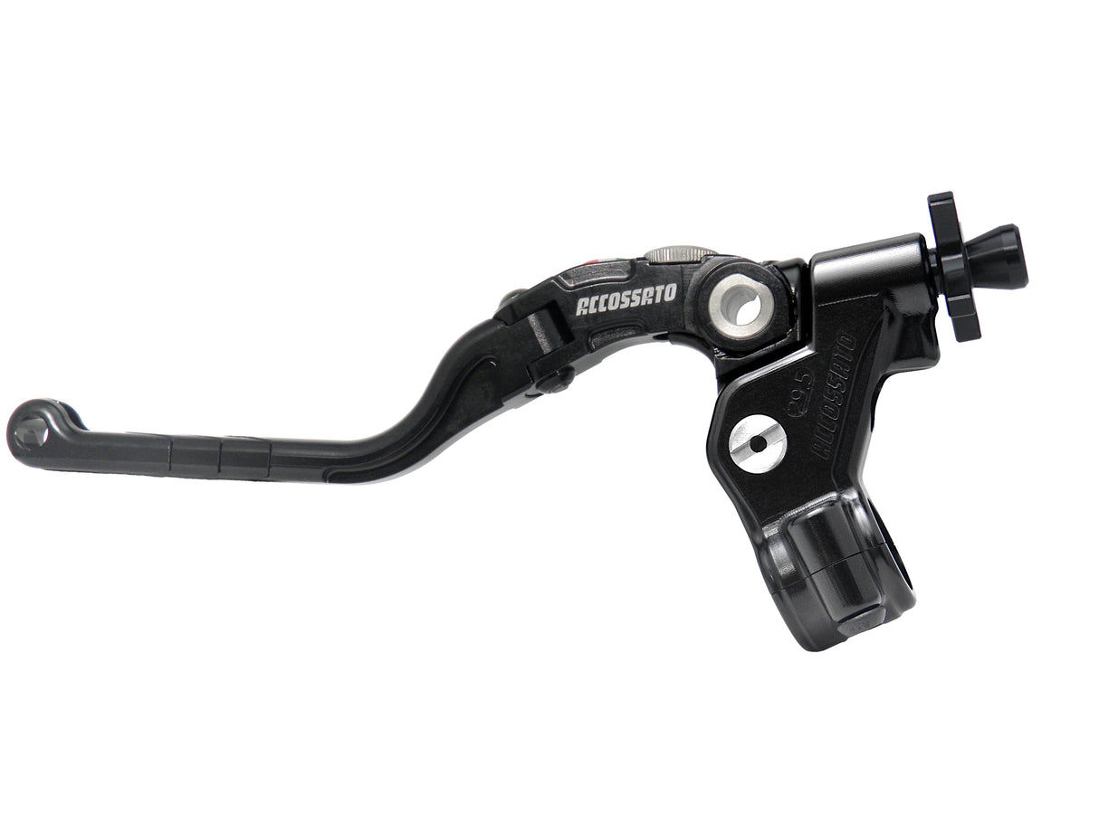 Comando Frizione A Cavo Accossato Con Leva Revolution Colorata (Pomello+Inserto+Regolatore), Con Predisposizione Attacco Micro