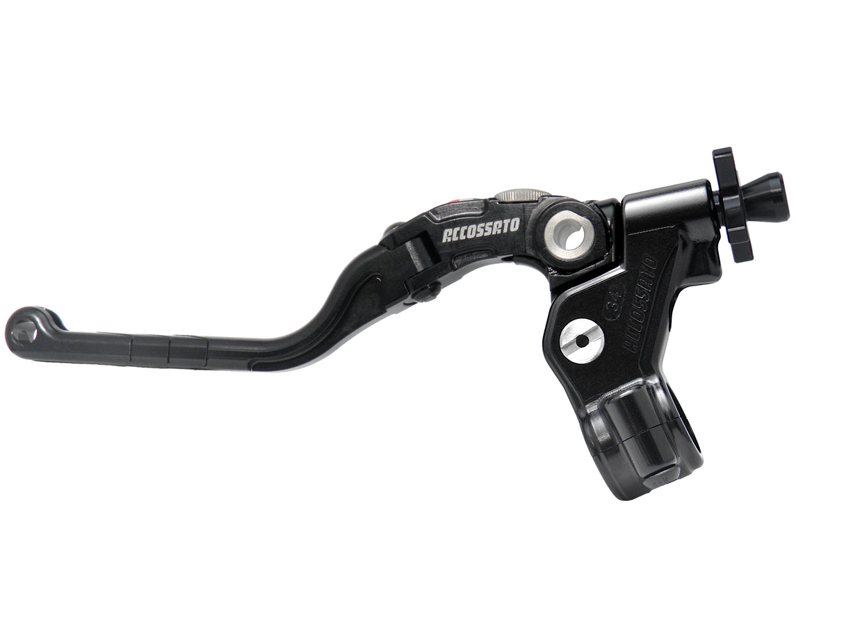 Comando Frizione A Cavo Accossato Con Leva Revolution Colorata (Pomello+Inserto+Regolatore), Con Predisposizione Attacco Micro