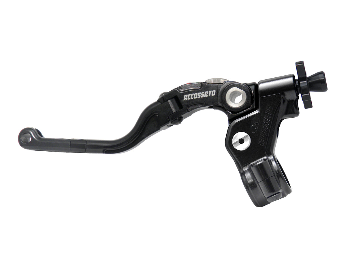 Comando Frizione A Cavo Accossato Con Leva Revolution Colorata (Pomello+Inserto+Regolatore), Con Predisposizione Attacco Micro