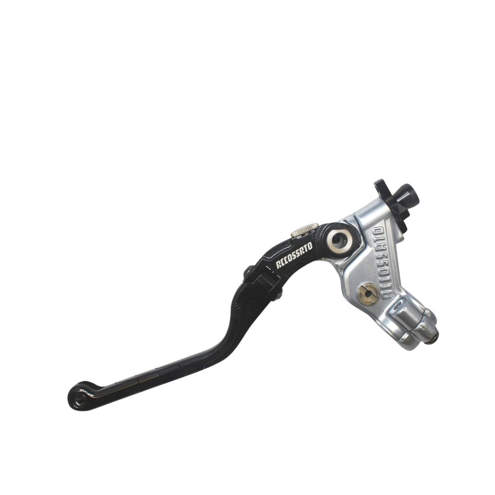 Comando Frizione A Cavo Accossato Con Leva Revolution Colorata (Pomello+Inserto+Regolatore), Con Braccialetto Color Titanio