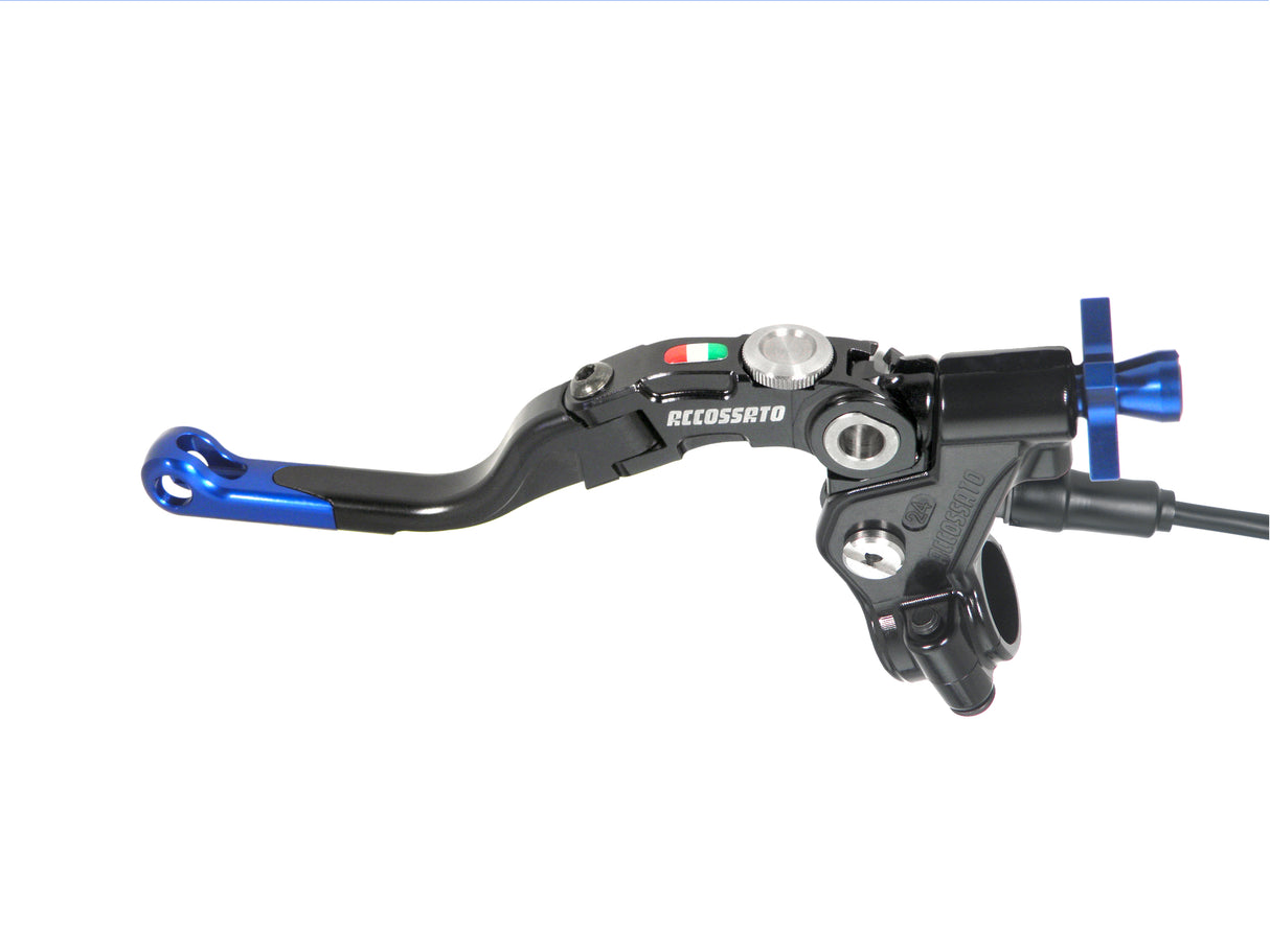 Comando Frizione A Cavo Accossato Con Leva Revolution Colorata (Pomello+Inserto+Regolatore), Con Micro Incluso